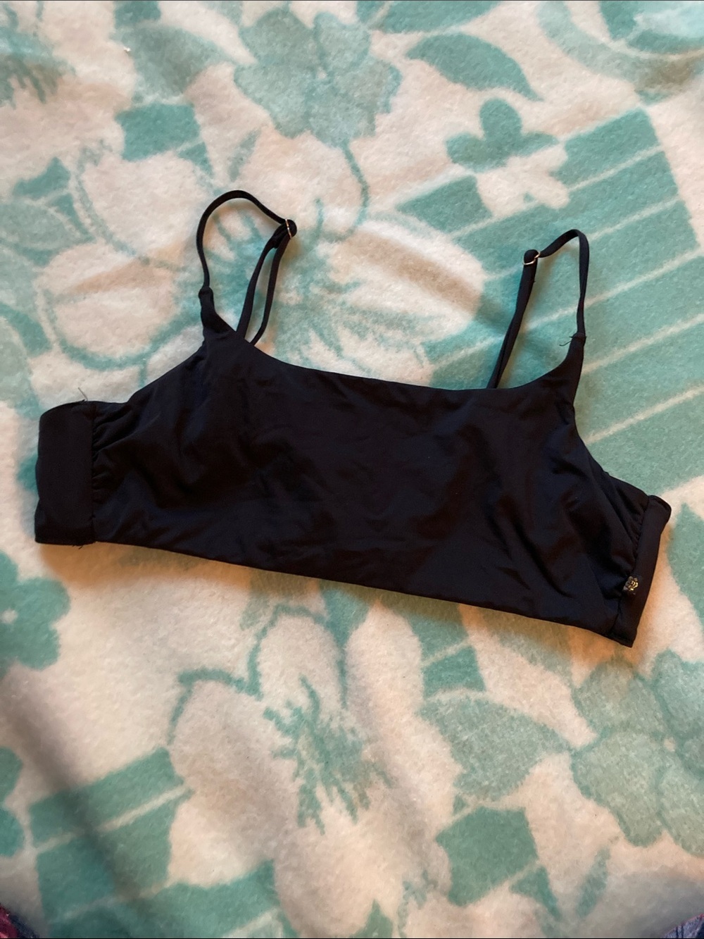 la vie en rose bikini top black m